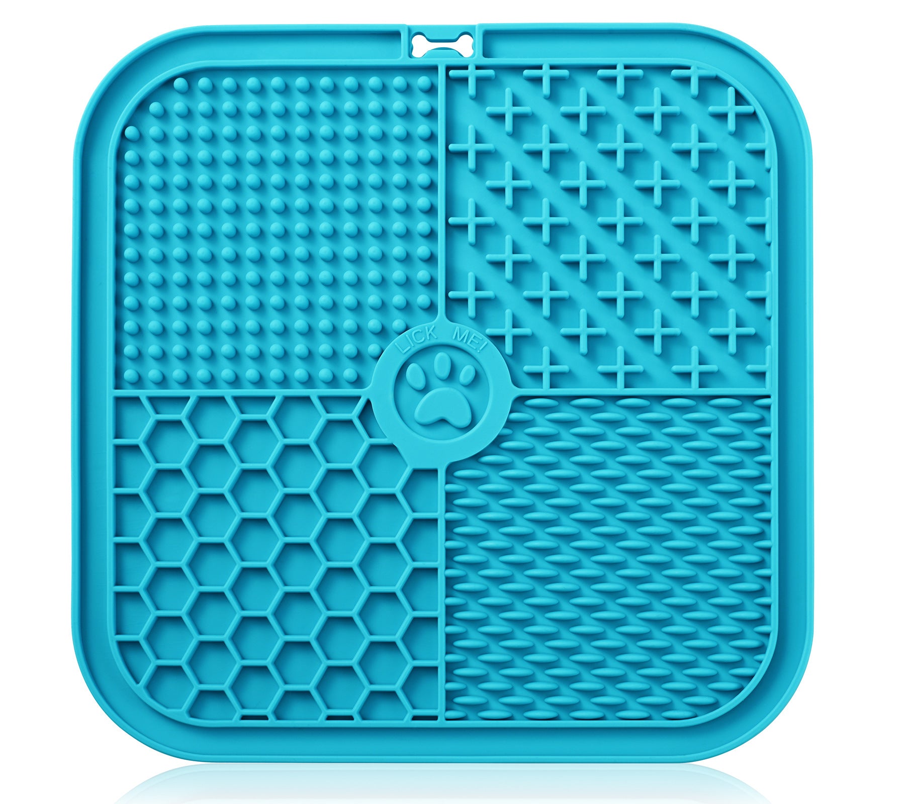 Slow Feeder Lick Mat with Suction Base — Enrichment & Calm