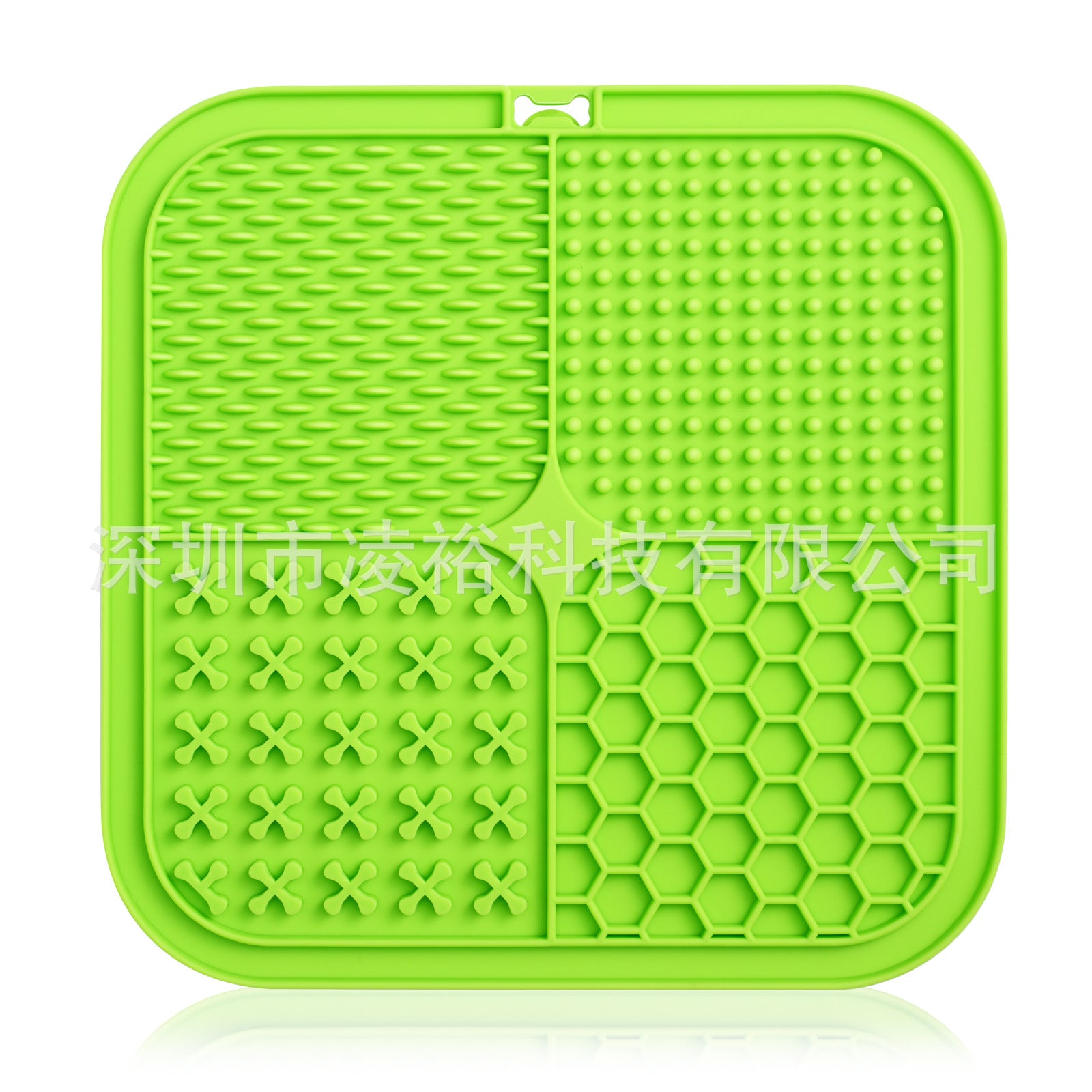 Slow Feeder Lick Mat with Suction Base — Enrichment & Calm