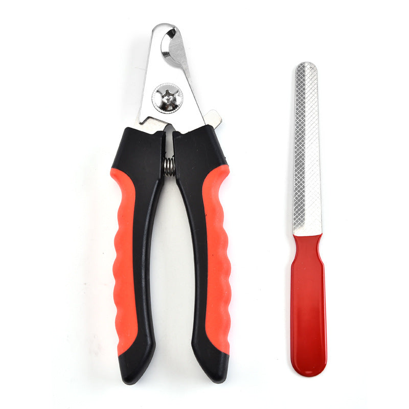 Professional Dog Nail Clipper with File — Safe & Precise Trim