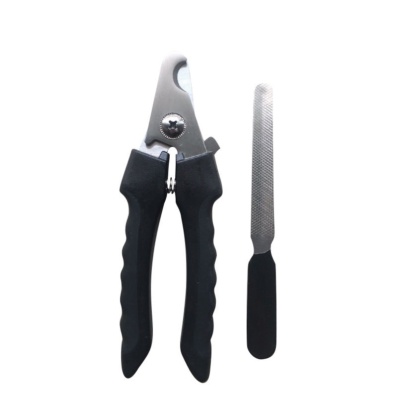 Professional Dog Nail Clipper with File — Safe & Precise Trim