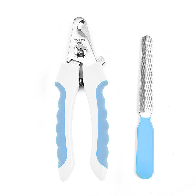 Professional Dog Nail Clipper with File — Safe & Precise Trim