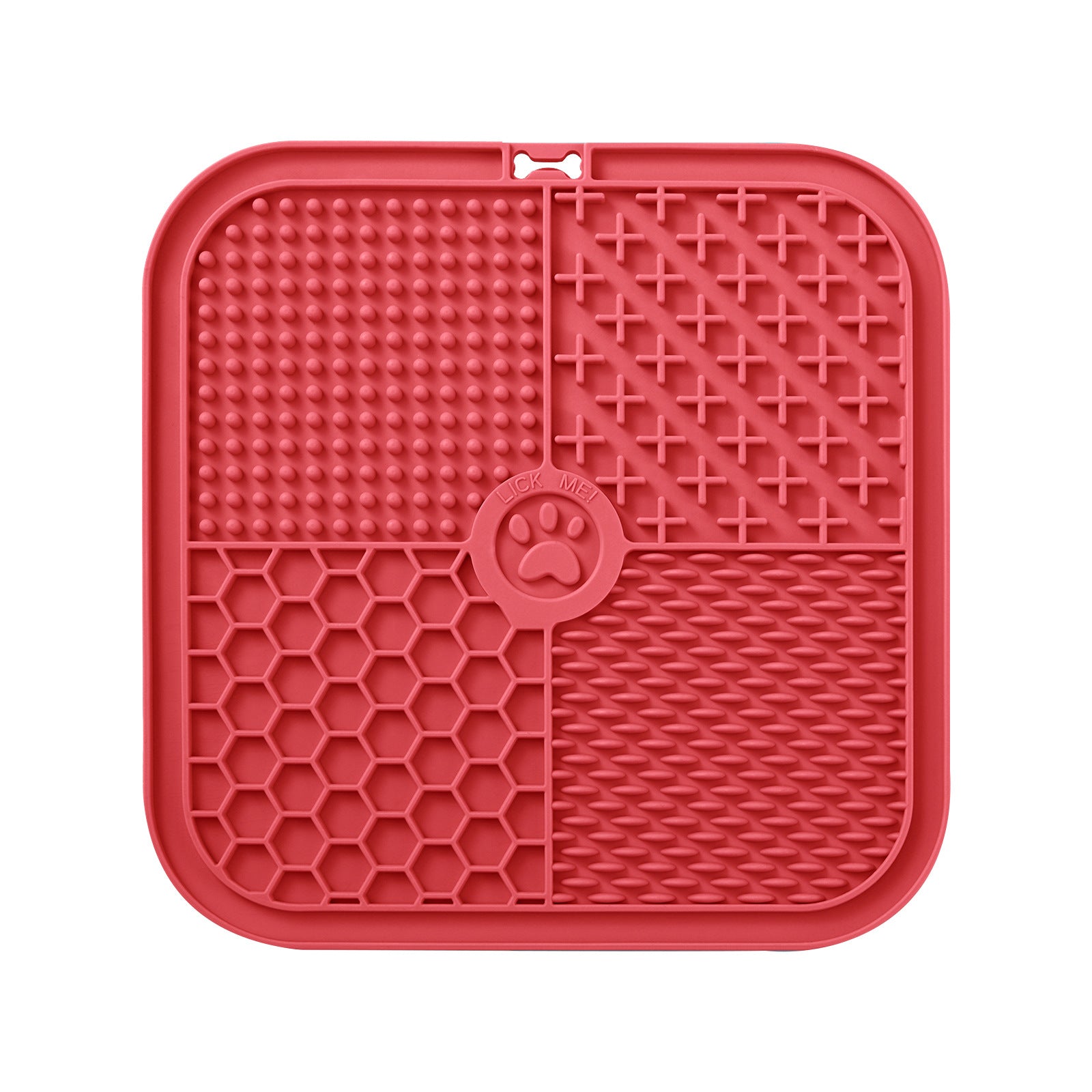 Slow Feeder Lick Mat with Suction Base — Enrichment & Calm